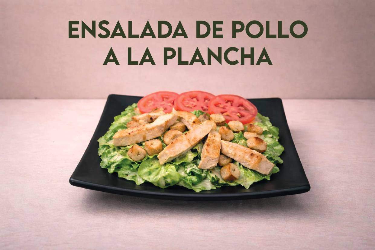 Ensalada de pollo a la plancha
