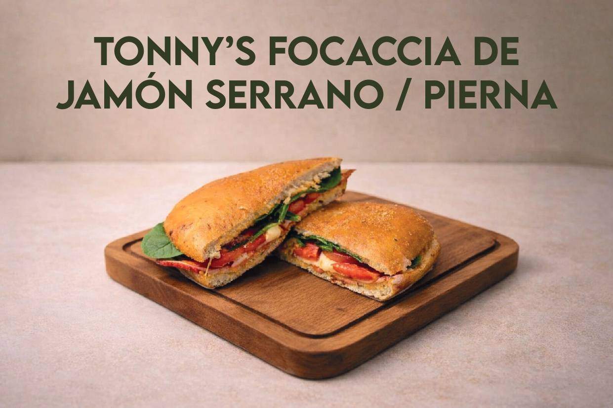 FOCACCIA DE JAMÓN SERRANO